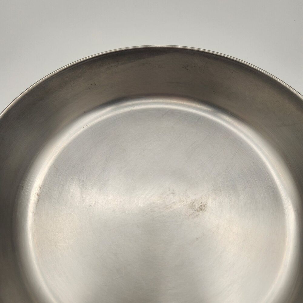 Revere Ware 1801 9 inch Skillet Frying Pan Copper Bottom Clinton ILL 95c - Picture 11 of 16